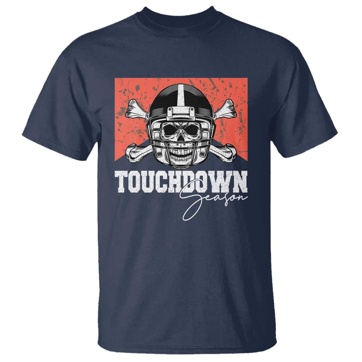 funny-american-football-t-shirt-touchdown-season-cowboy-skull-football-player-helmet
