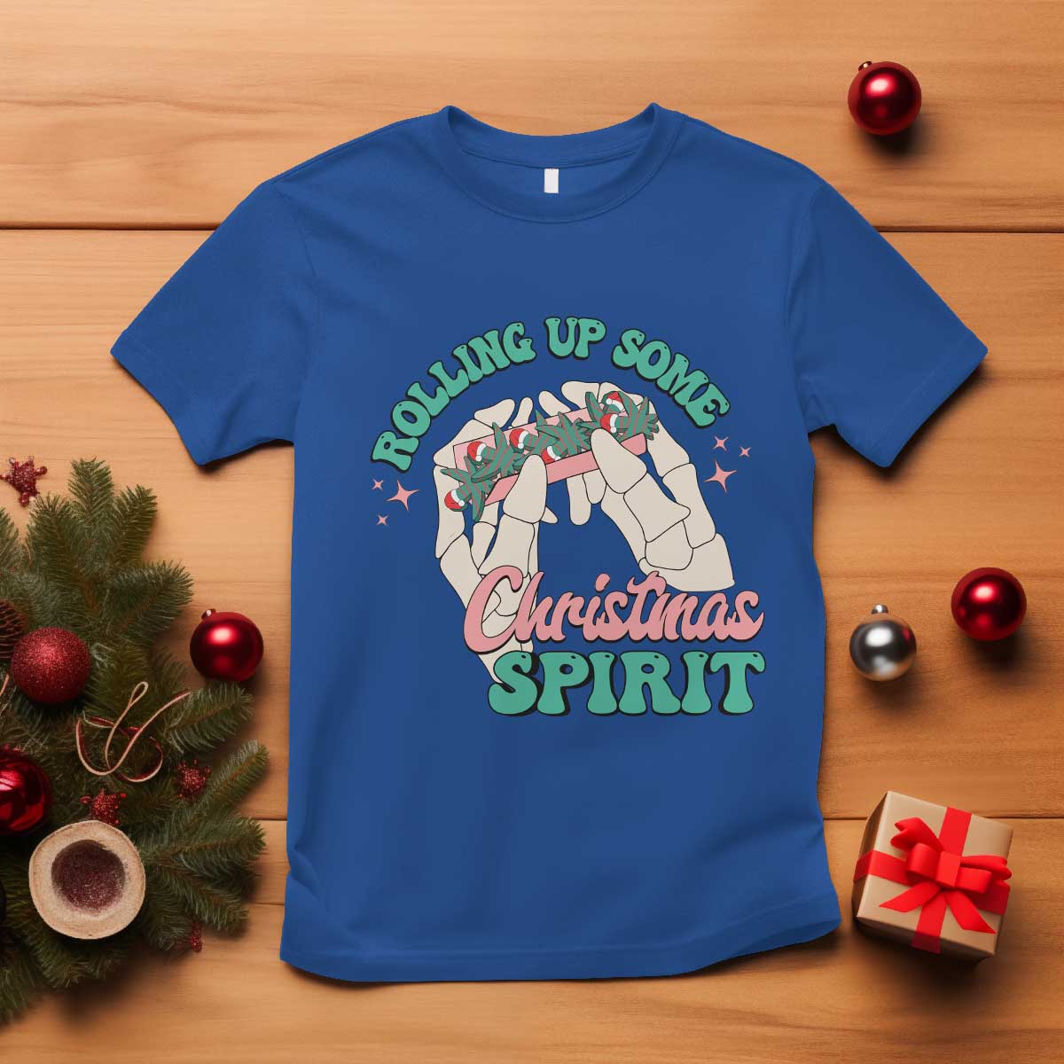 funny-weed-christmas-t-shirt-rolling-up-some-christmas-spirit-skeleton-hand
