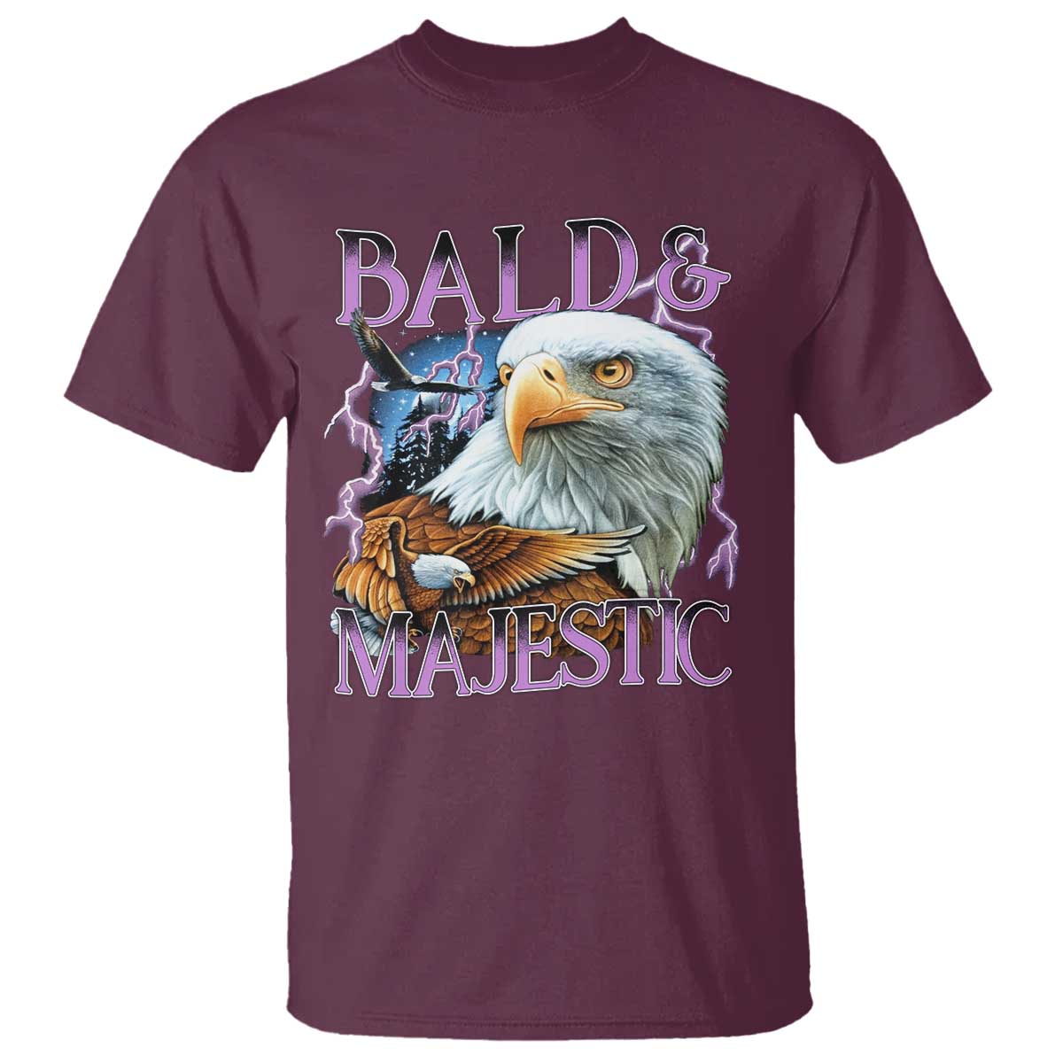 funny-eagle-bald-and-majestic-t-shirt-vintage-eagle-thunder-storm