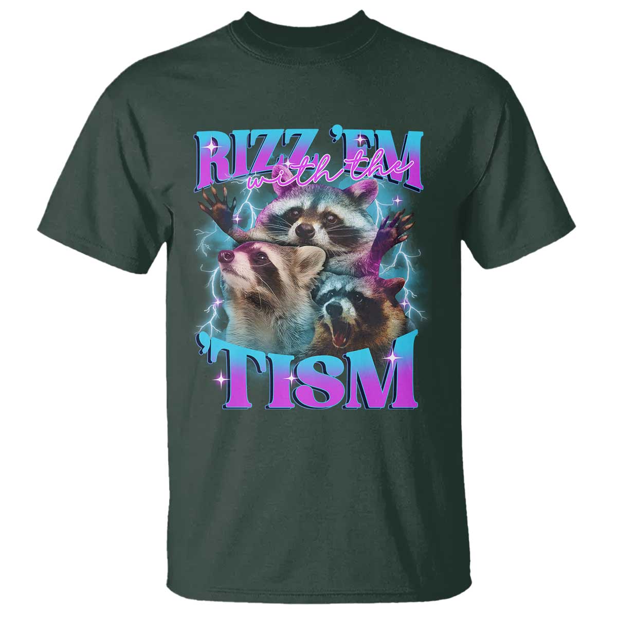 funny-rizz-em-with-the-tism-t-shirt-meme-autistic-racoon