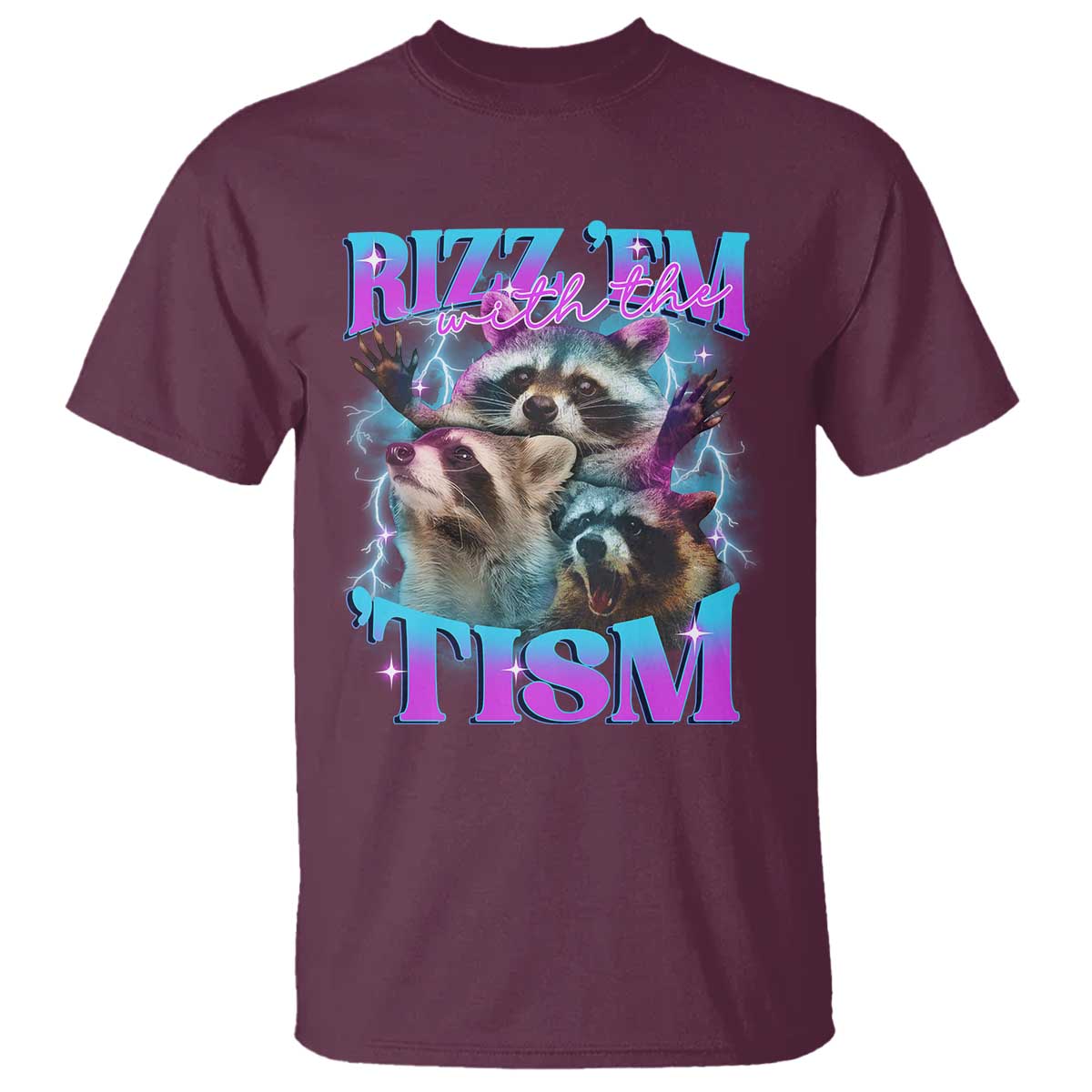 funny-rizz-em-with-the-tism-t-shirt-meme-autistic-racoon