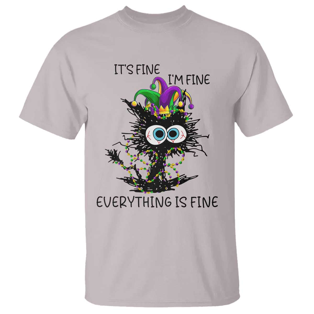 funny-mardi-gras-cat-t-shirt-its-fine-im-fine-everything-is-fine-jester-hat-beads