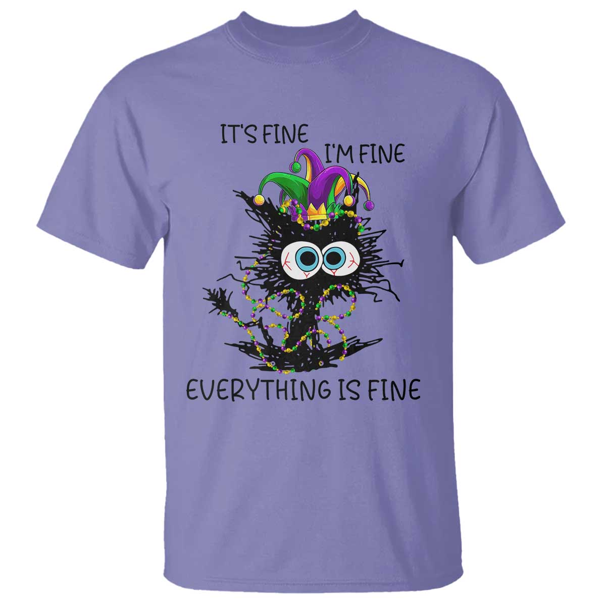 funny-mardi-gras-cat-t-shirt-its-fine-im-fine-everything-is-fine-jester-hat-beads