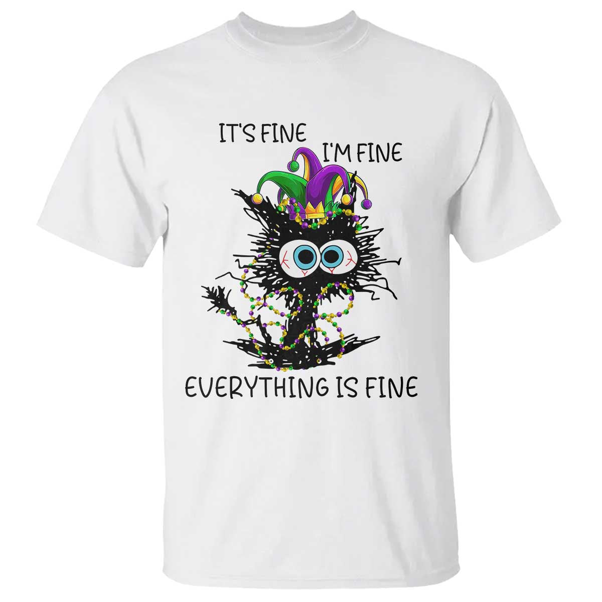 funny-mardi-gras-cat-t-shirt-its-fine-im-fine-everything-is-fine-jester-hat-beads