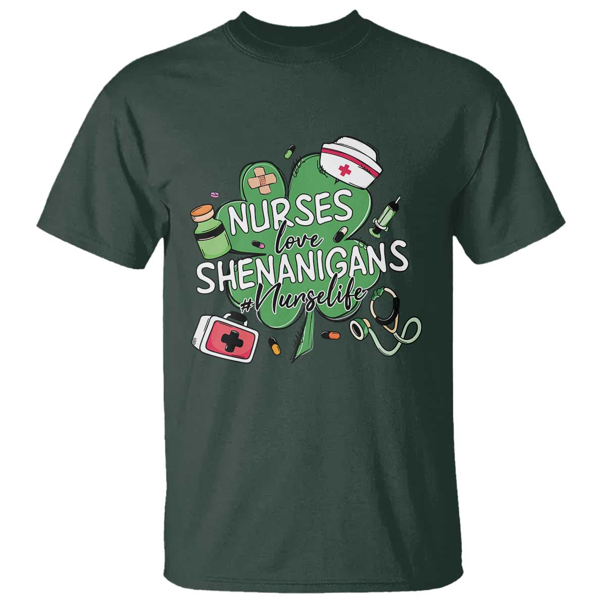funny-st-patricks-day-nurse-t-shirt-nurses-love-shenanigans-nurse-life-shamrock
