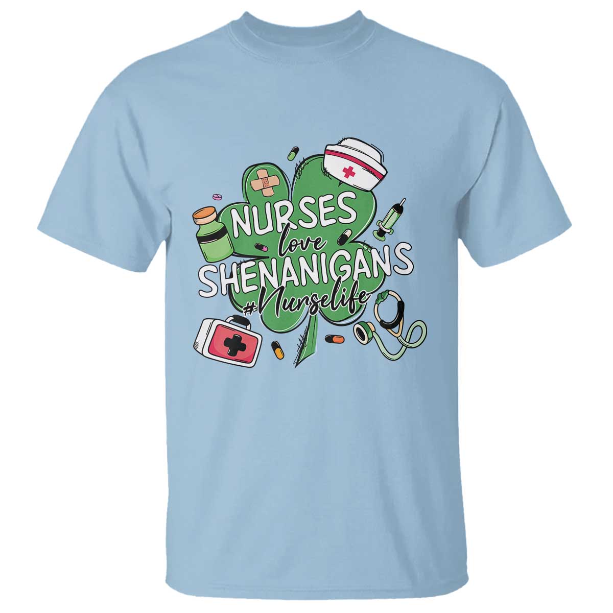 funny-st-patricks-day-nurse-t-shirt-nurses-love-shenanigans-nurse-life-shamrock