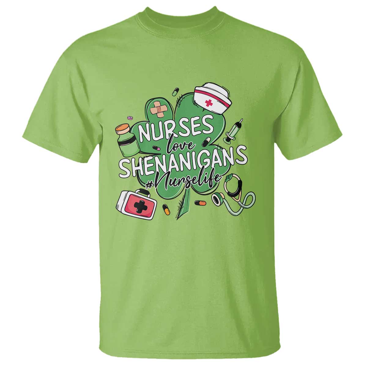 funny-st-patricks-day-nurse-t-shirt-nurses-love-shenanigans-nurse-life-shamrock