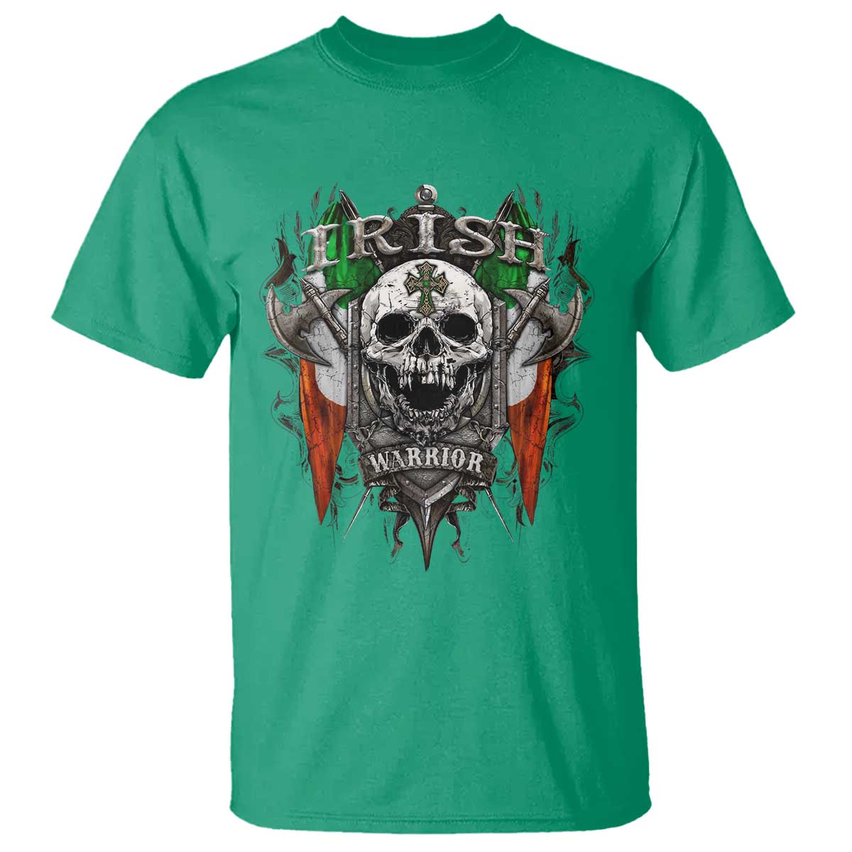 funny-irish-warrior-t-shirt-vintage-skull-celtic-cross-ireland-flag