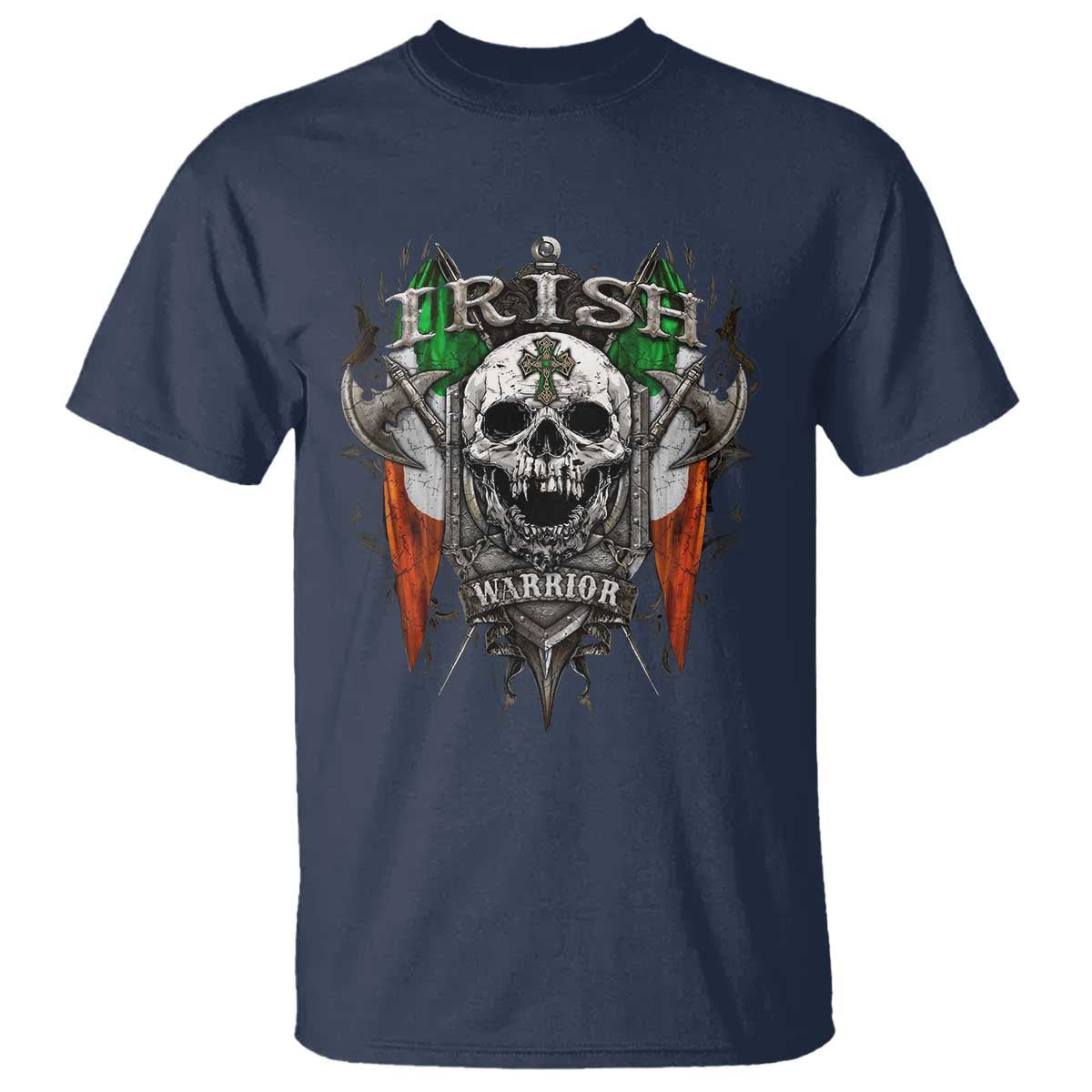 funny-irish-warrior-t-shirt-vintage-skull-celtic-cross-ireland-flag