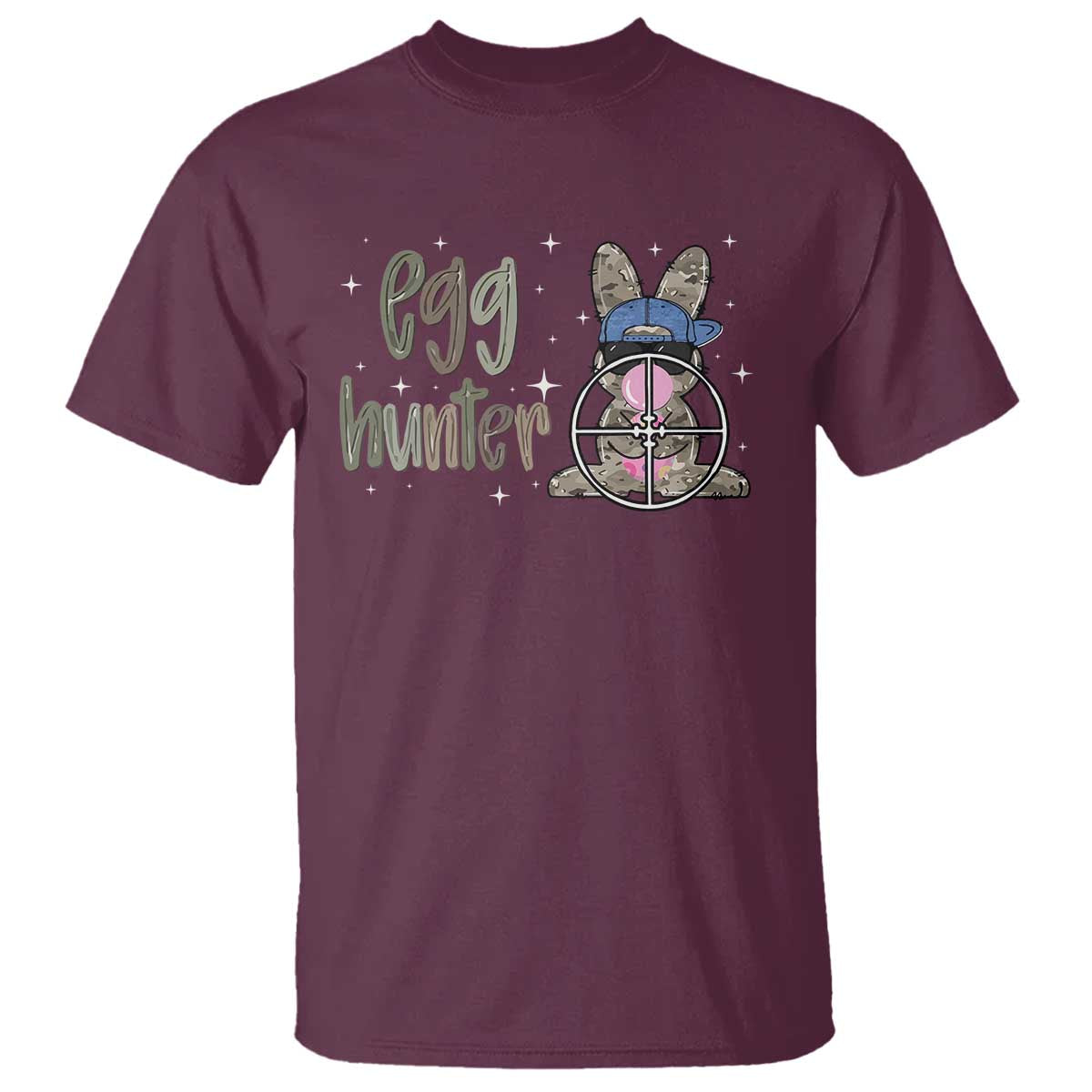 funny-egg-hunter-t-shirt-bunny-hunting-backward-cap-camouflage