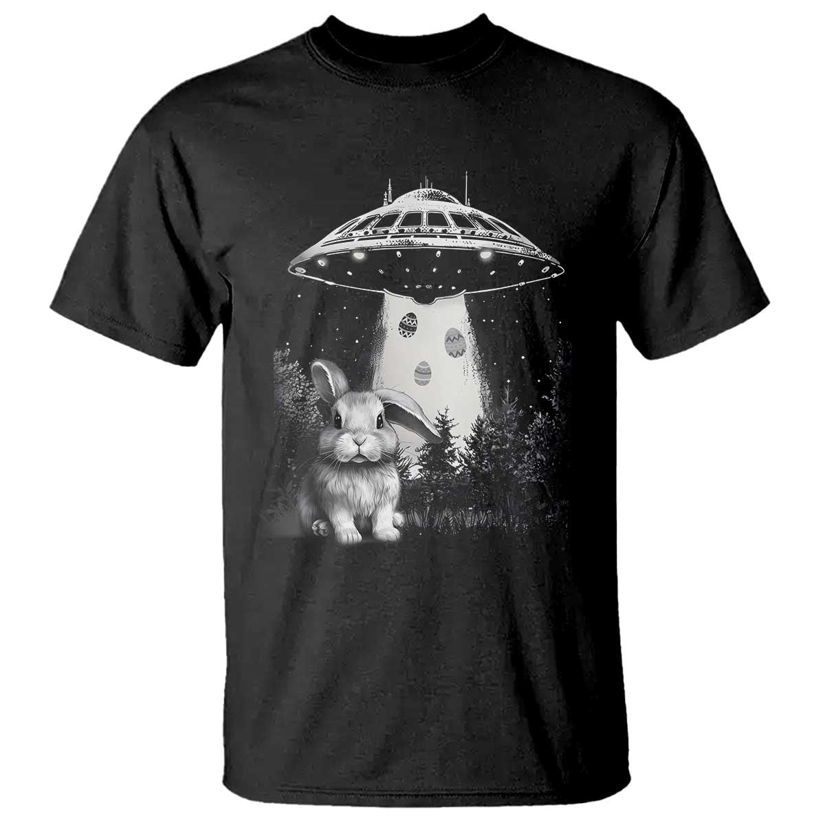 funny-easter-day-ufo-bunny-alien-eggs-t-shirt