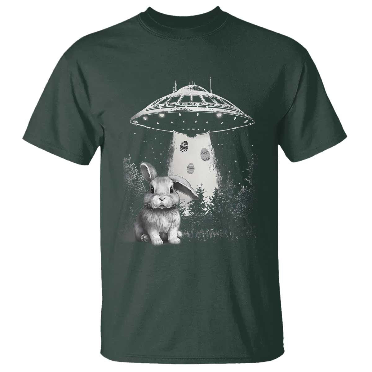 funny-easter-day-ufo-bunny-alien-eggs-t-shirt