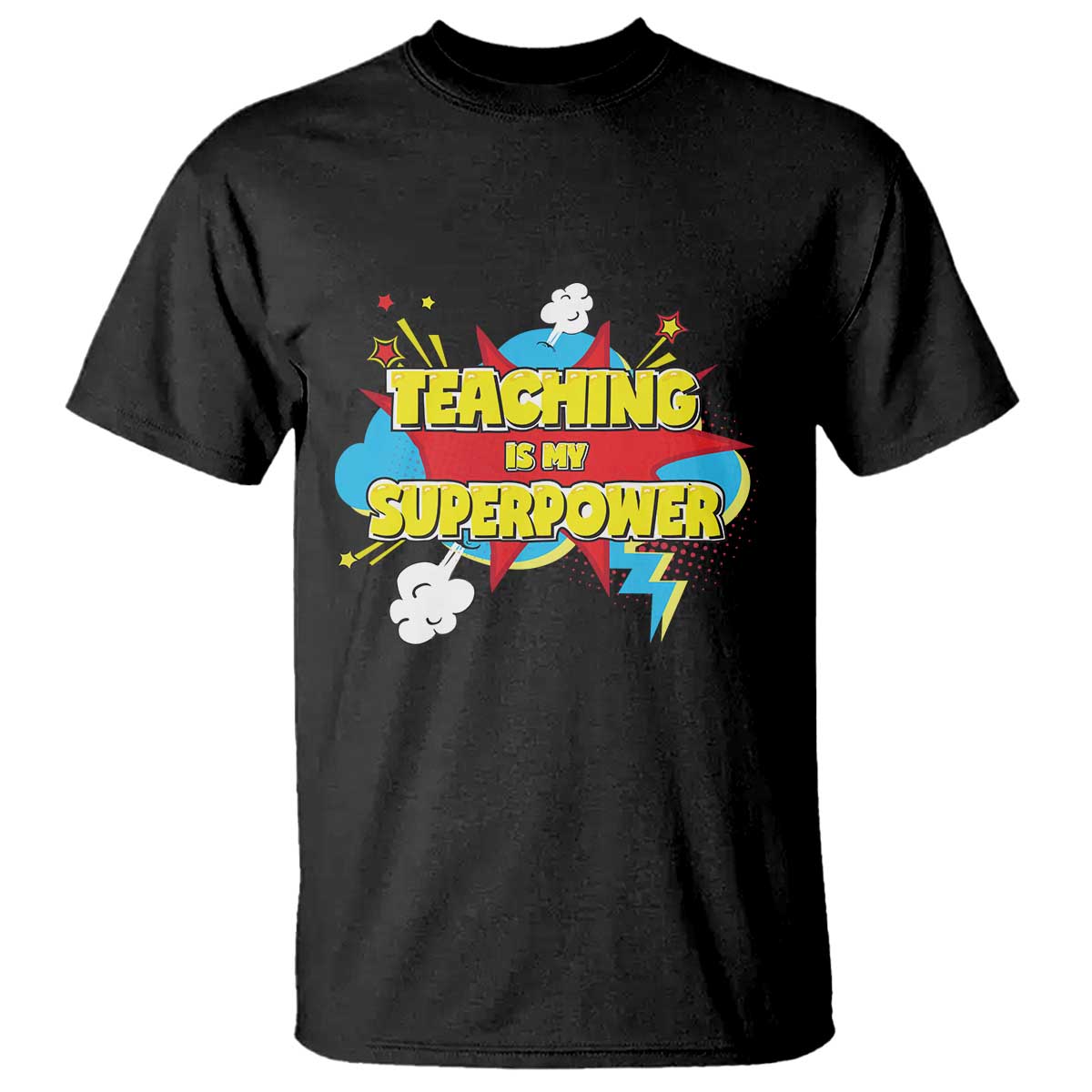 teachers-t-shirt-teaching-is-my-super-power-retro-comic