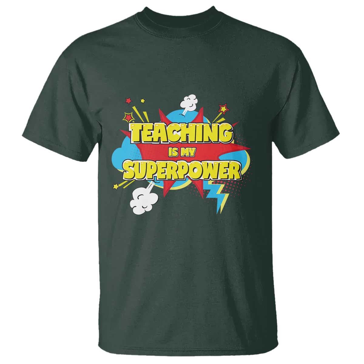 teachers-t-shirt-teaching-is-my-super-power-retro-comic