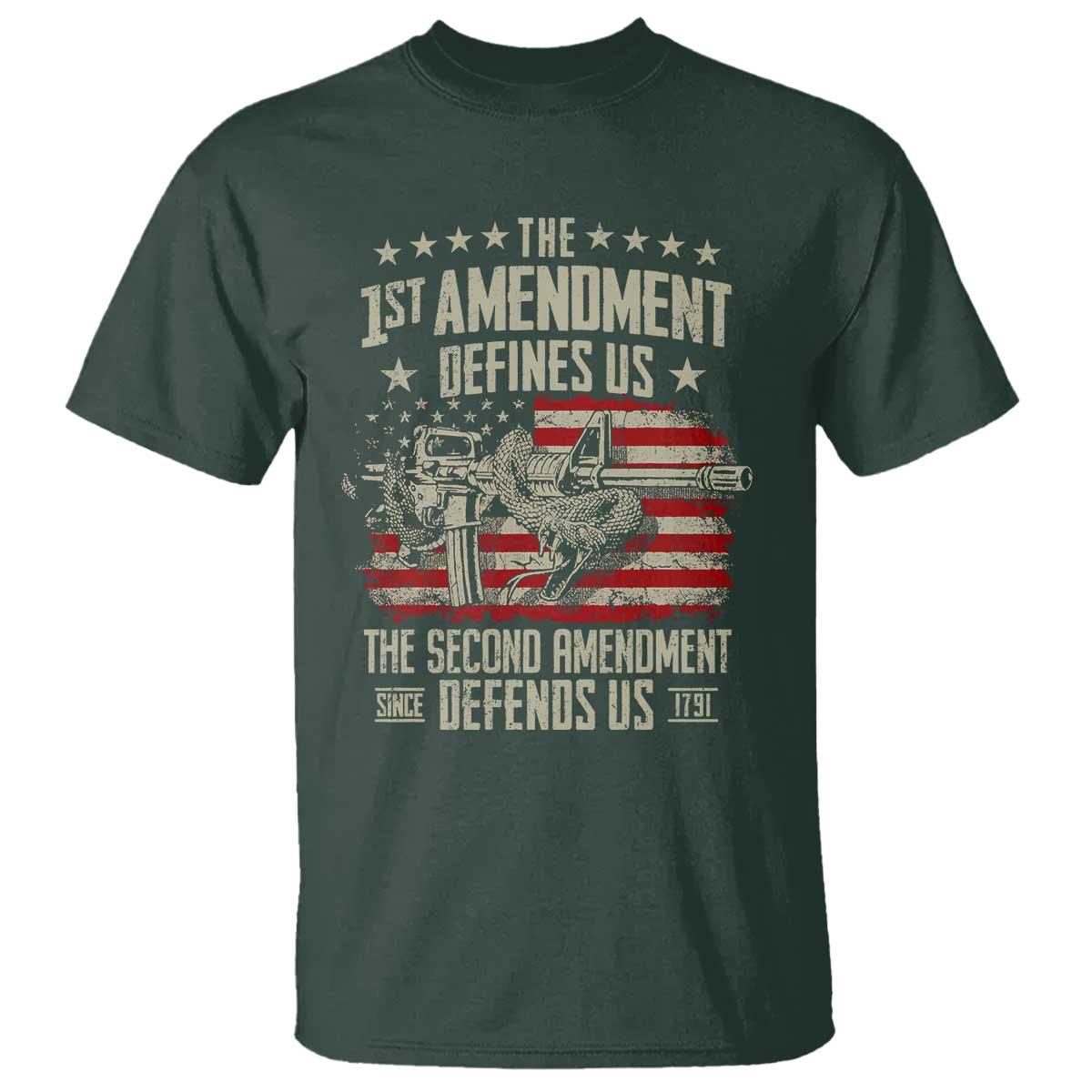 the-1st-amendment-defines-us-the-second-defends-us-since-1791-t-shirt-vintage-american-flag