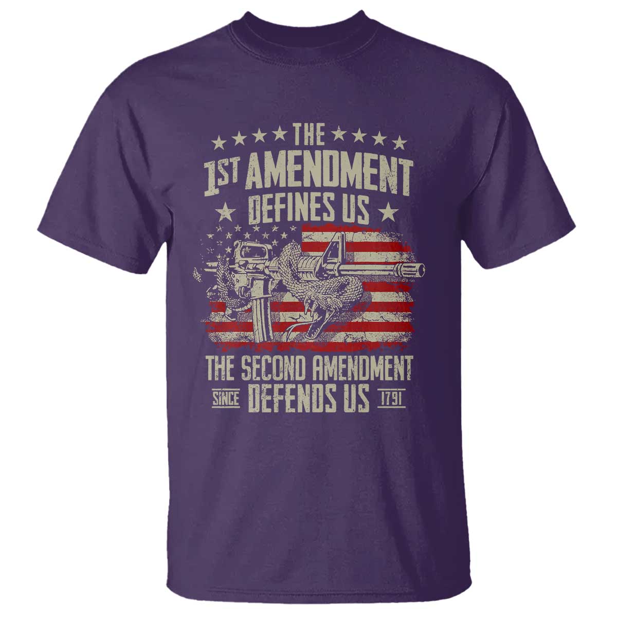 the-1st-amendment-defines-us-the-second-defends-us-since-1791-t-shirt-vintage-american-flag