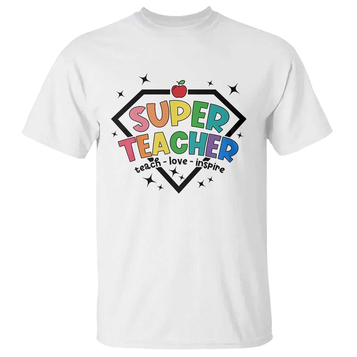 funny-teacher-back-to-school-t-shirt-super-teacher-teach-love-inspire-apple