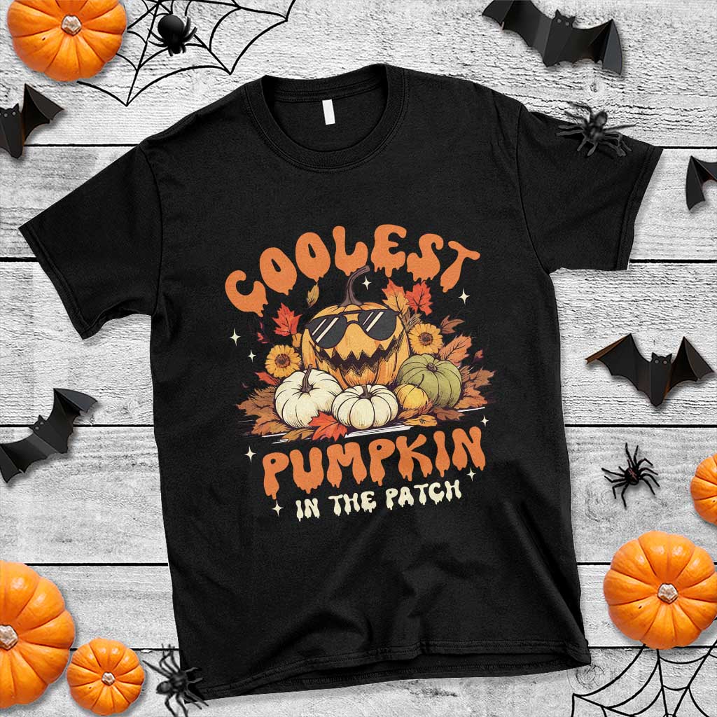 funny-halloween-t-shirt-coolest-pumpkin-in-the-patch-autumn-maple-leaf-flower