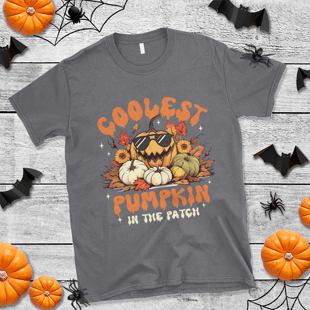 funny-halloween-t-shirt-coolest-pumpkin-in-the-patch-autumn-maple-leaf-flower