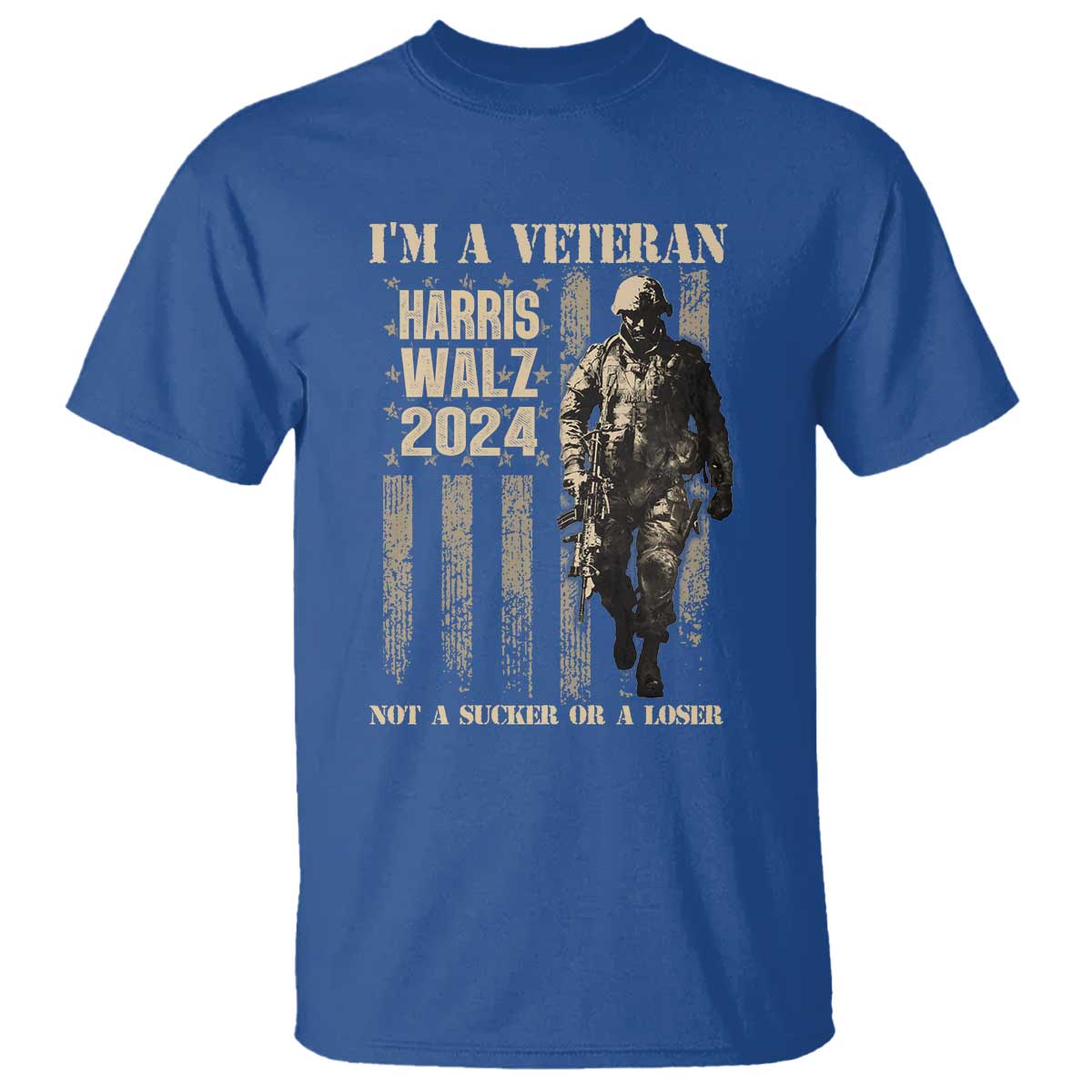 harris-walz-2024-t-shirt-im-a-veteran-not-a-sucker-or-a-loser-vintage-american-flag-military