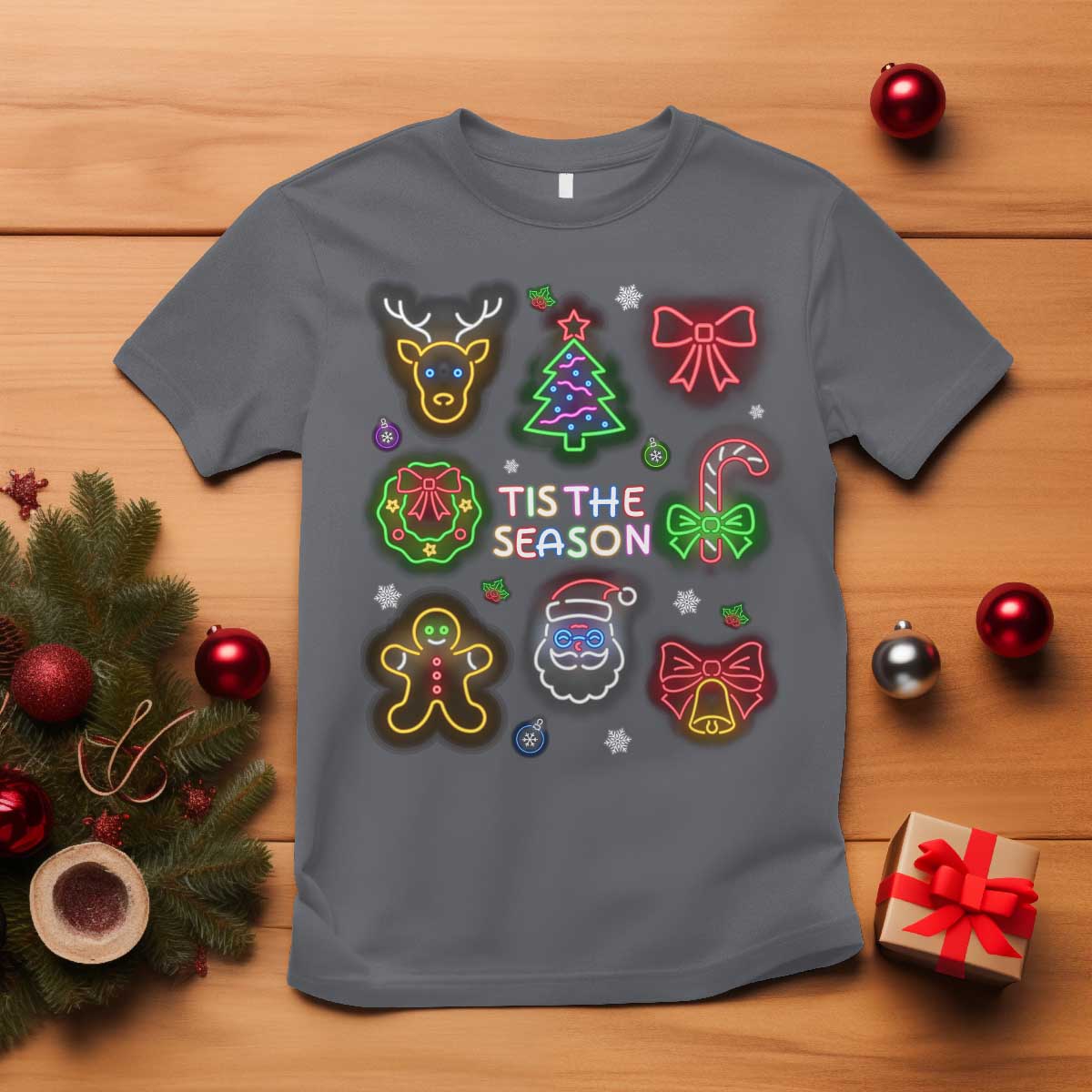 funny-christmas-t-shirt-tis-the-season-neon-lights-santa-gingerbread
