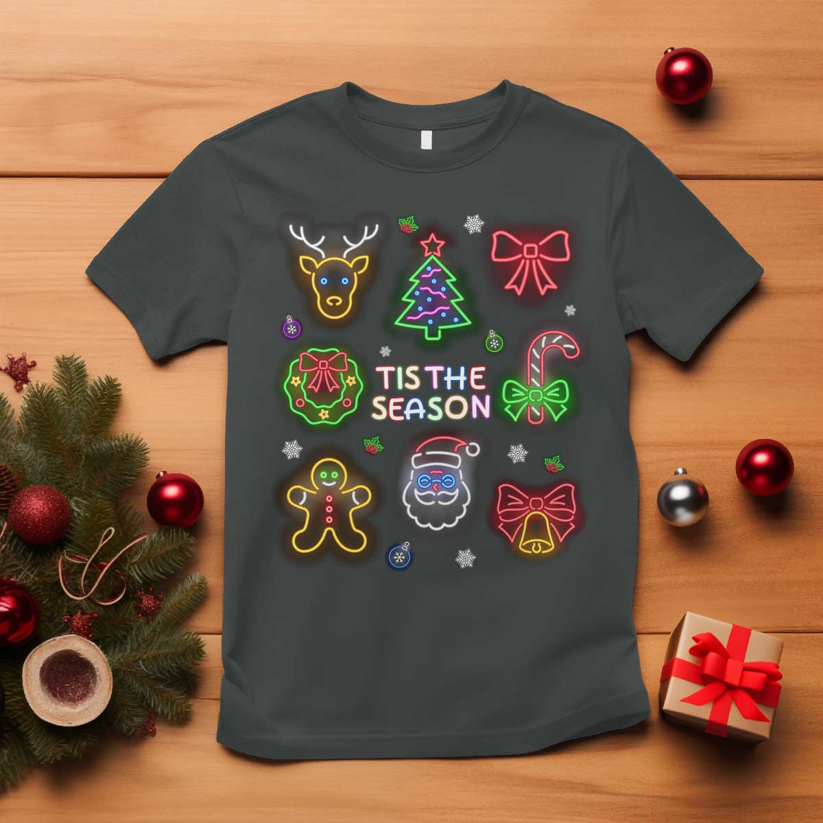 funny-christmas-t-shirt-tis-the-season-neon-lights-santa-gingerbread