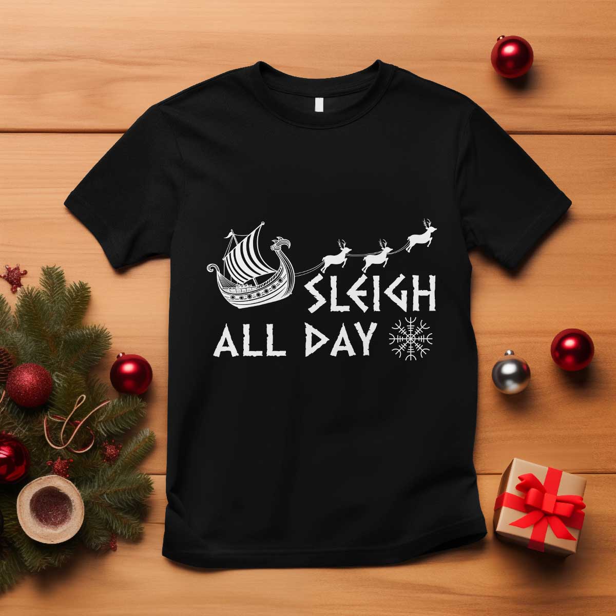 christmas-viking-t-shirt-sleigh-all-day-reindeers-longships