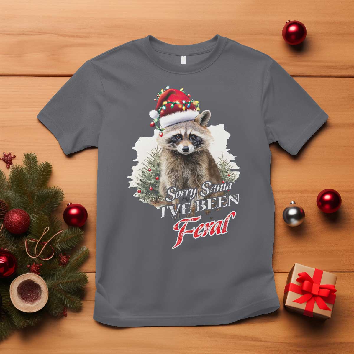 funny-christmas-racoon-t-shirt-sorry-santa-ive-been-feral-trash-panda