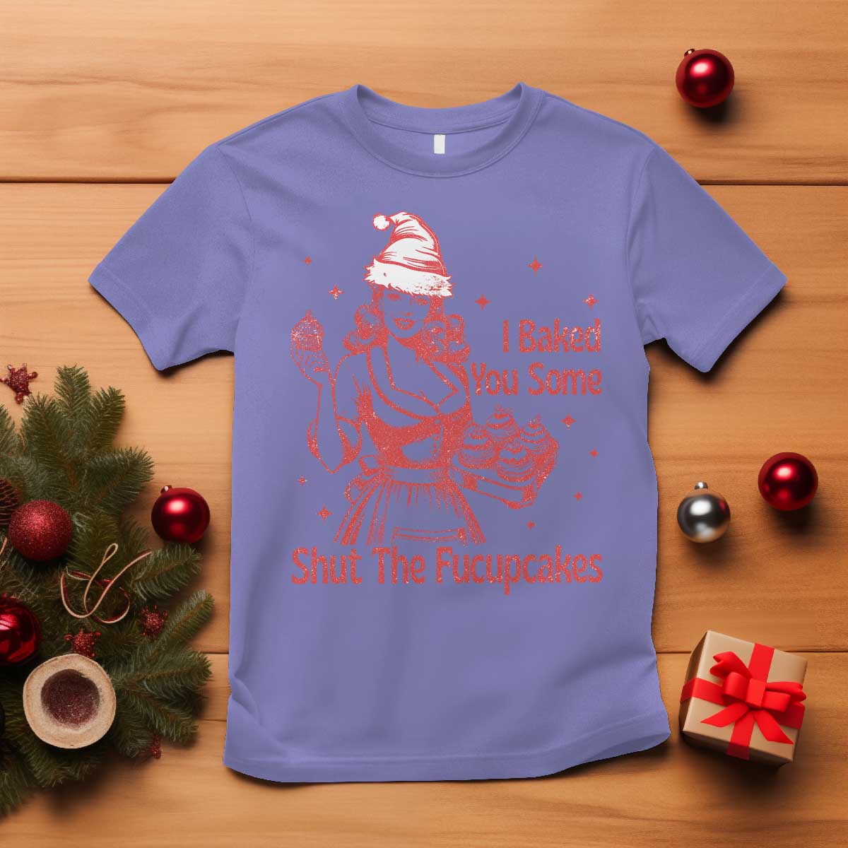 funny-christmas-baking-t-shirt-i-baked-you-some-shut-the-fucupcakes-vintage-santa-hat