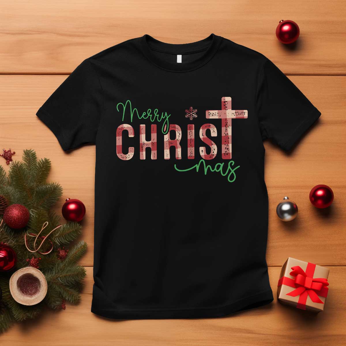 christian-christmas-t-shirt-merry-christmas-cross-faith