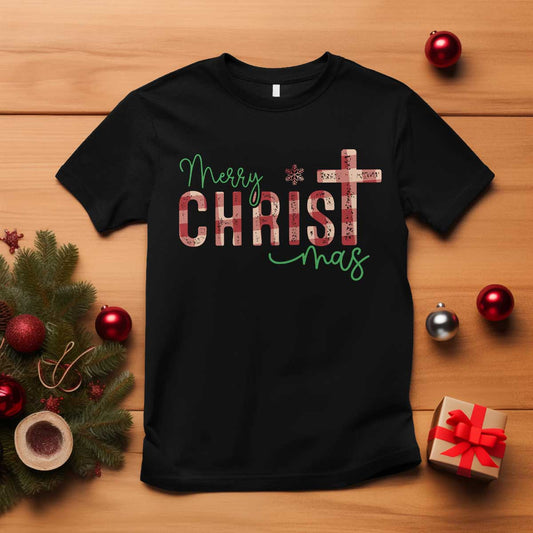 christian-christmas-t-shirt-merry-christmas-cross-faith
