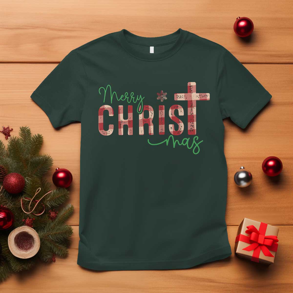 christian-christmas-t-shirt-merry-christmas-cross-faith