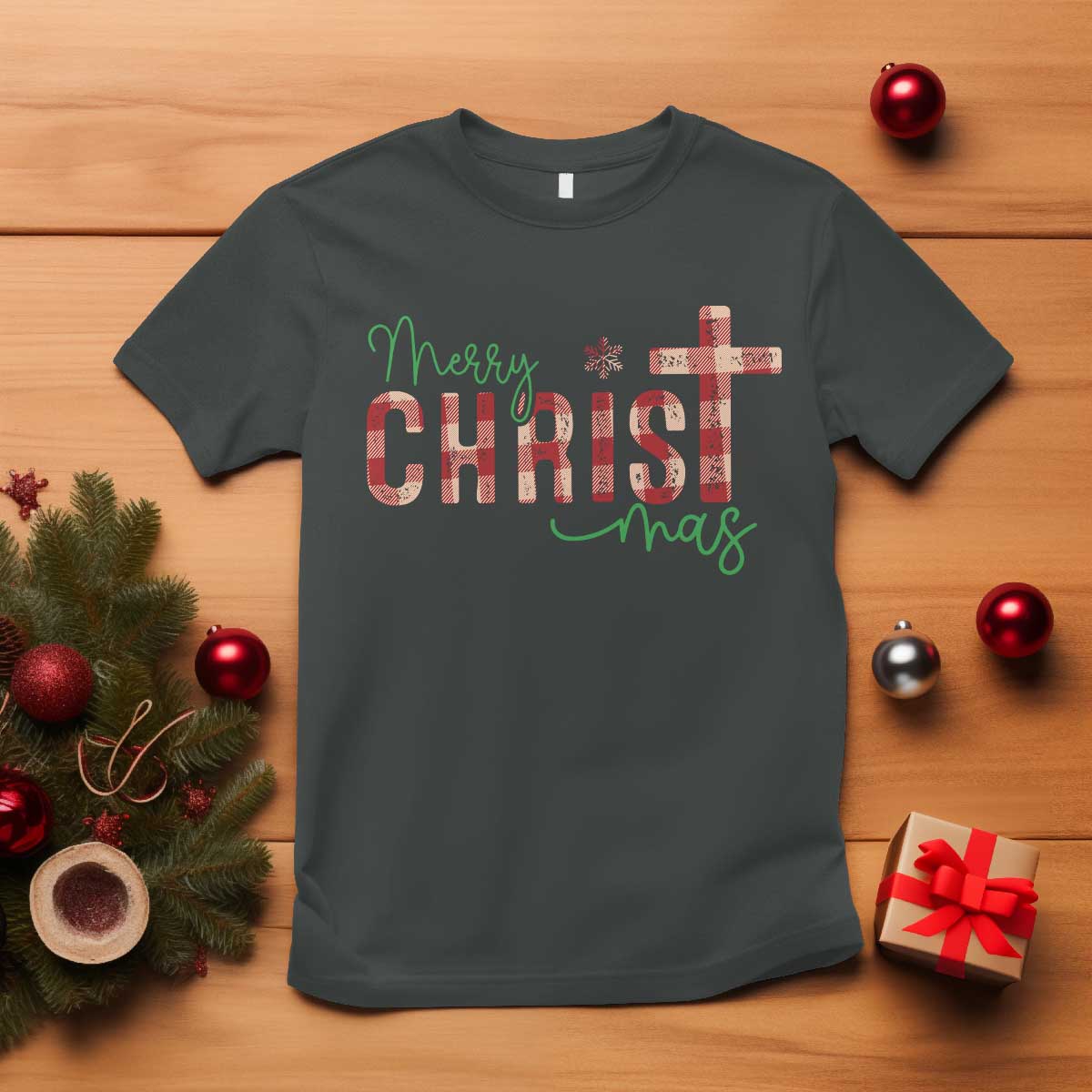 christian-christmas-t-shirt-merry-christmas-cross-faith