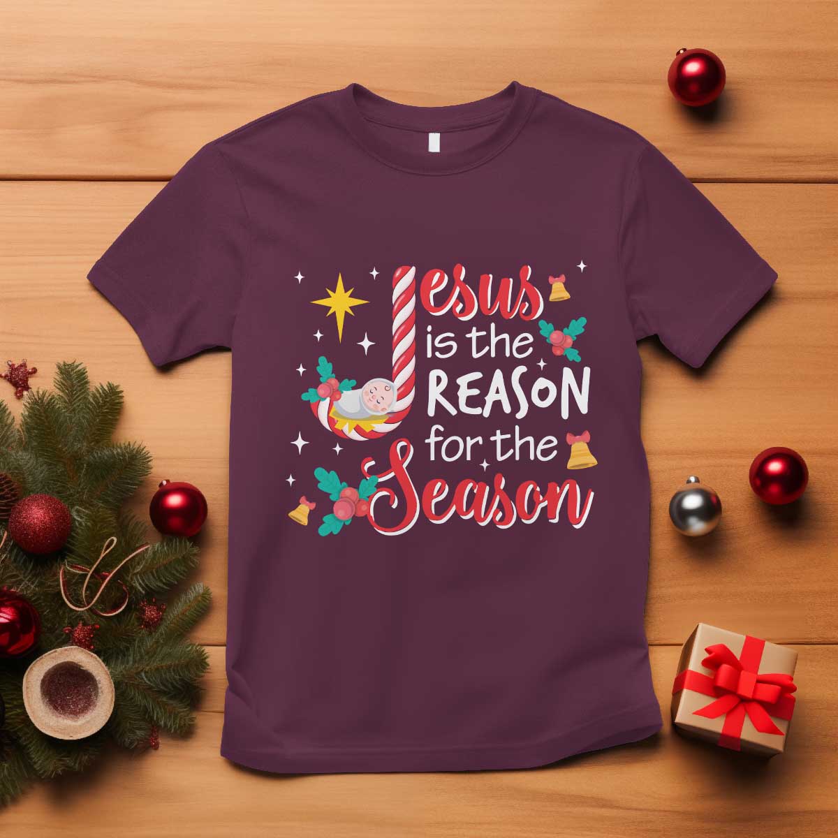 jesus-is-the-reason-for-the-season-t-shirt-christmas-jolly-bell