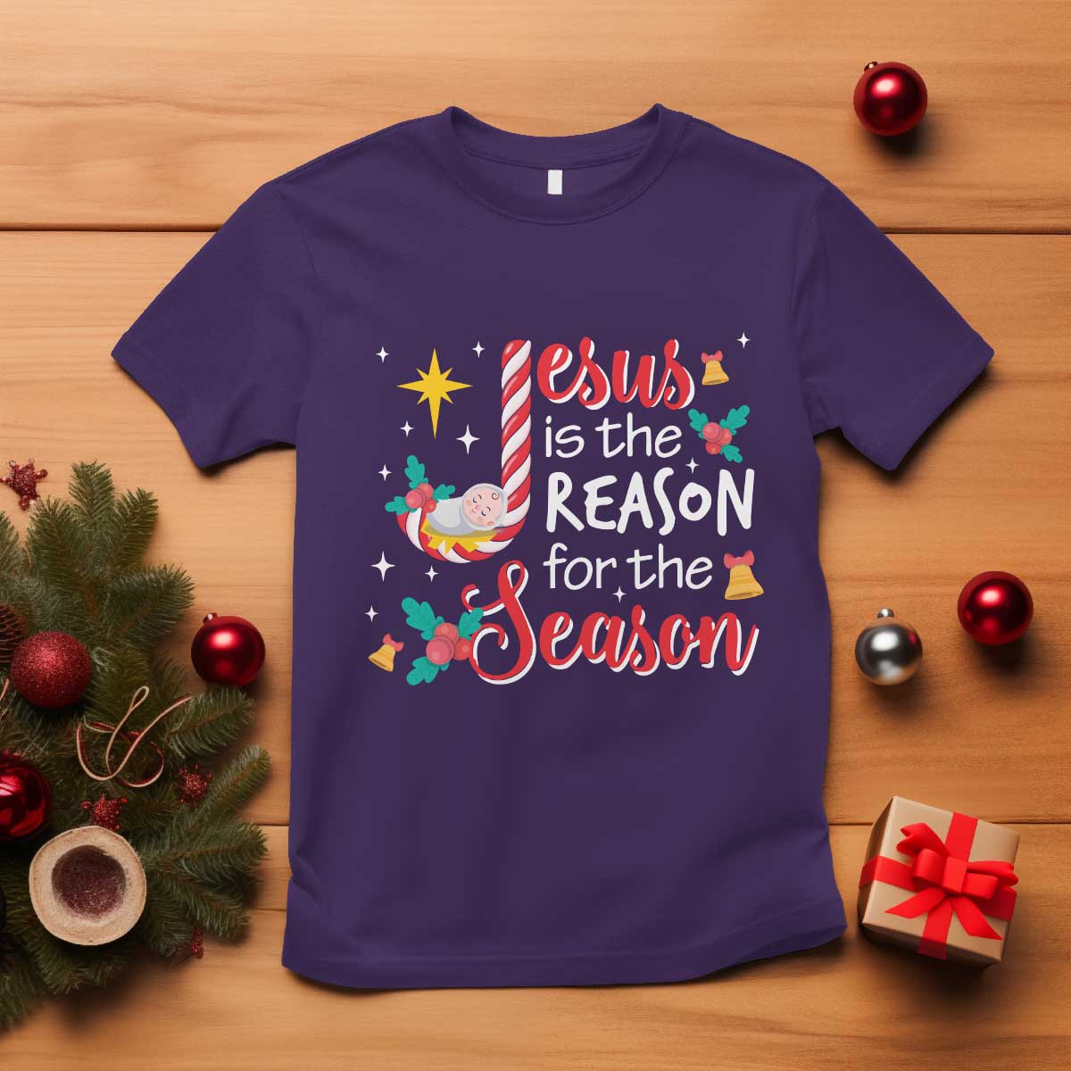 jesus-is-the-reason-for-the-season-t-shirt-christmas-jolly-bell