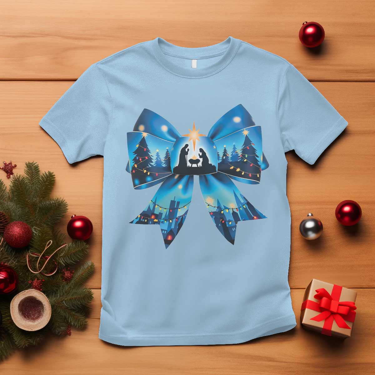 jesus-god-nativity-scene-coquette-bow-christmas-t-shirt
