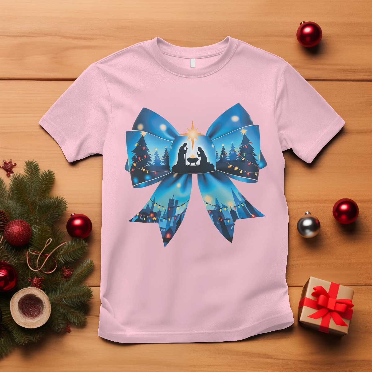 jesus-god-nativity-scene-coquette-bow-christmas-t-shirt