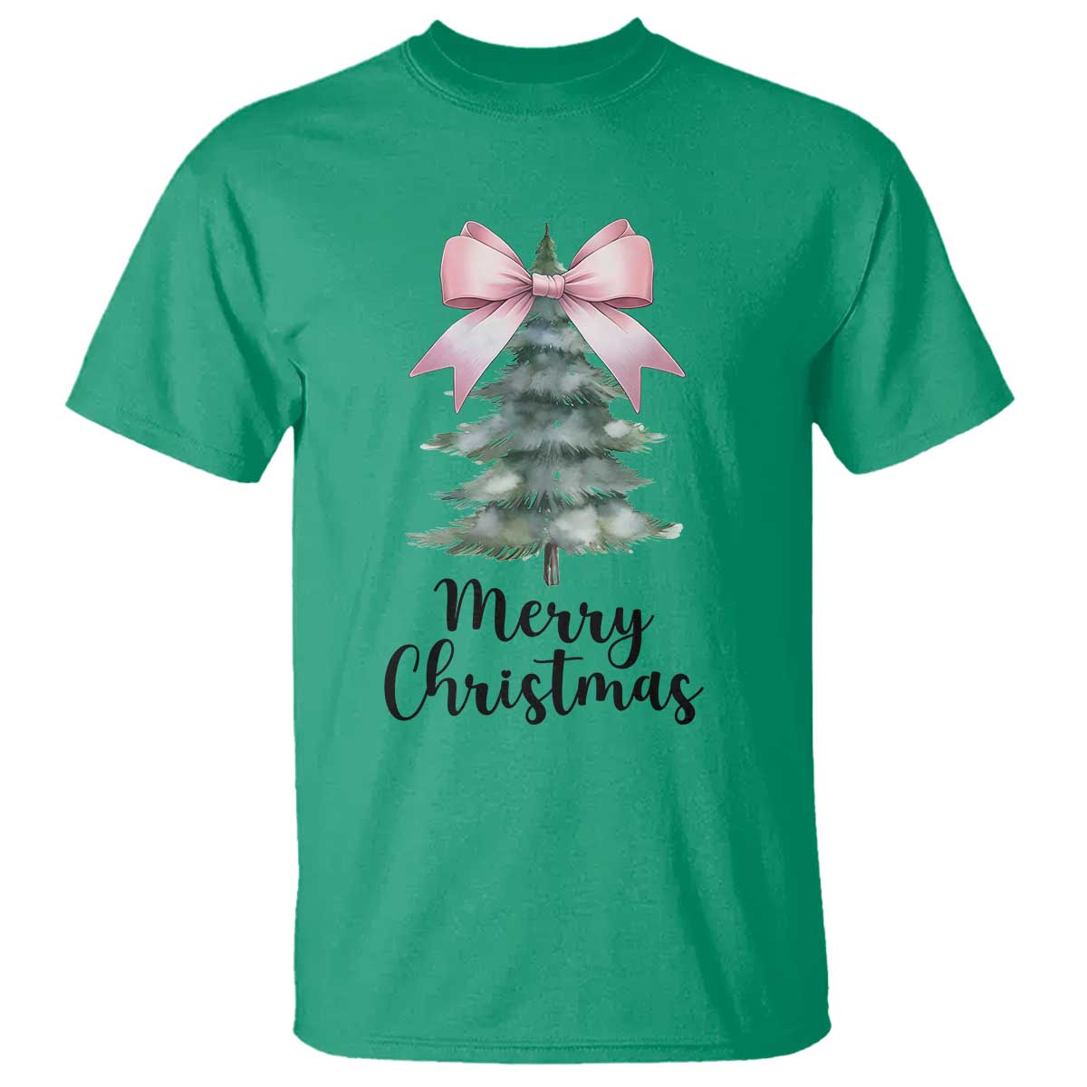 funny-coquette-merry-christmas-t-shirt-pink-bow-xmas-tree