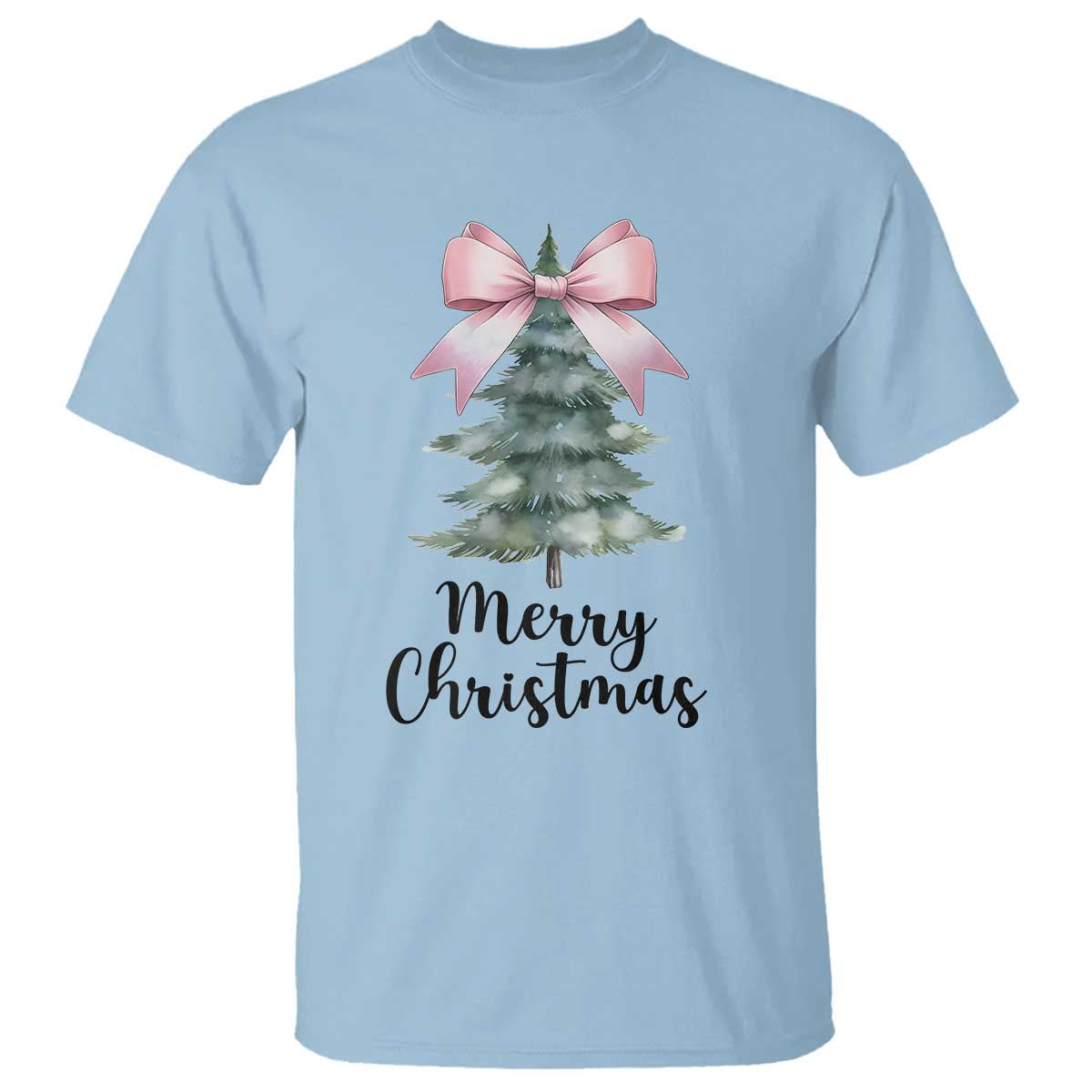 funny-coquette-merry-christmas-t-shirt-pink-bow-xmas-tree