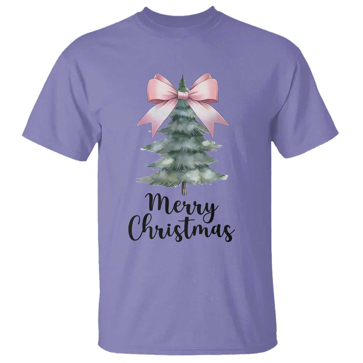 funny-coquette-merry-christmas-t-shirt-pink-bow-xmas-tree