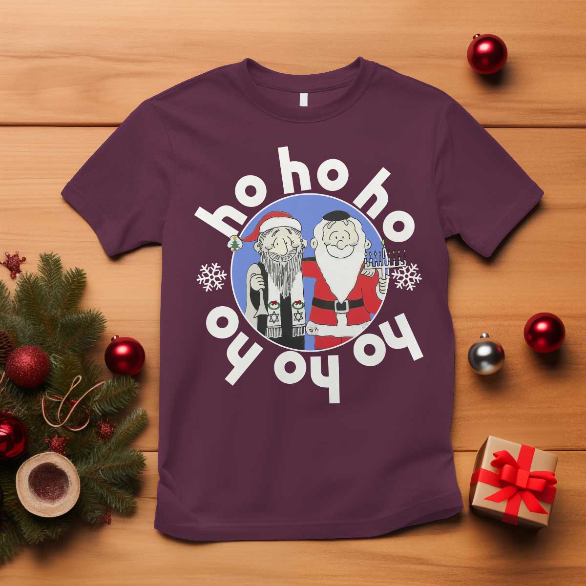 funny-christmas-hanukkah-t-shirt-triple-ho-yo-santa-hebrew-snowflake-menorah