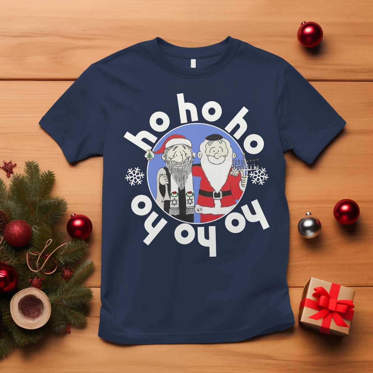 funny-christmas-hanukkah-t-shirt-triple-ho-yo-santa-hebrew-snowflake-menorah