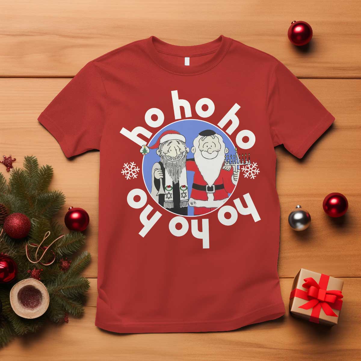 funny-christmas-hanukkah-t-shirt-triple-ho-yo-santa-hebrew-snowflake-menorah