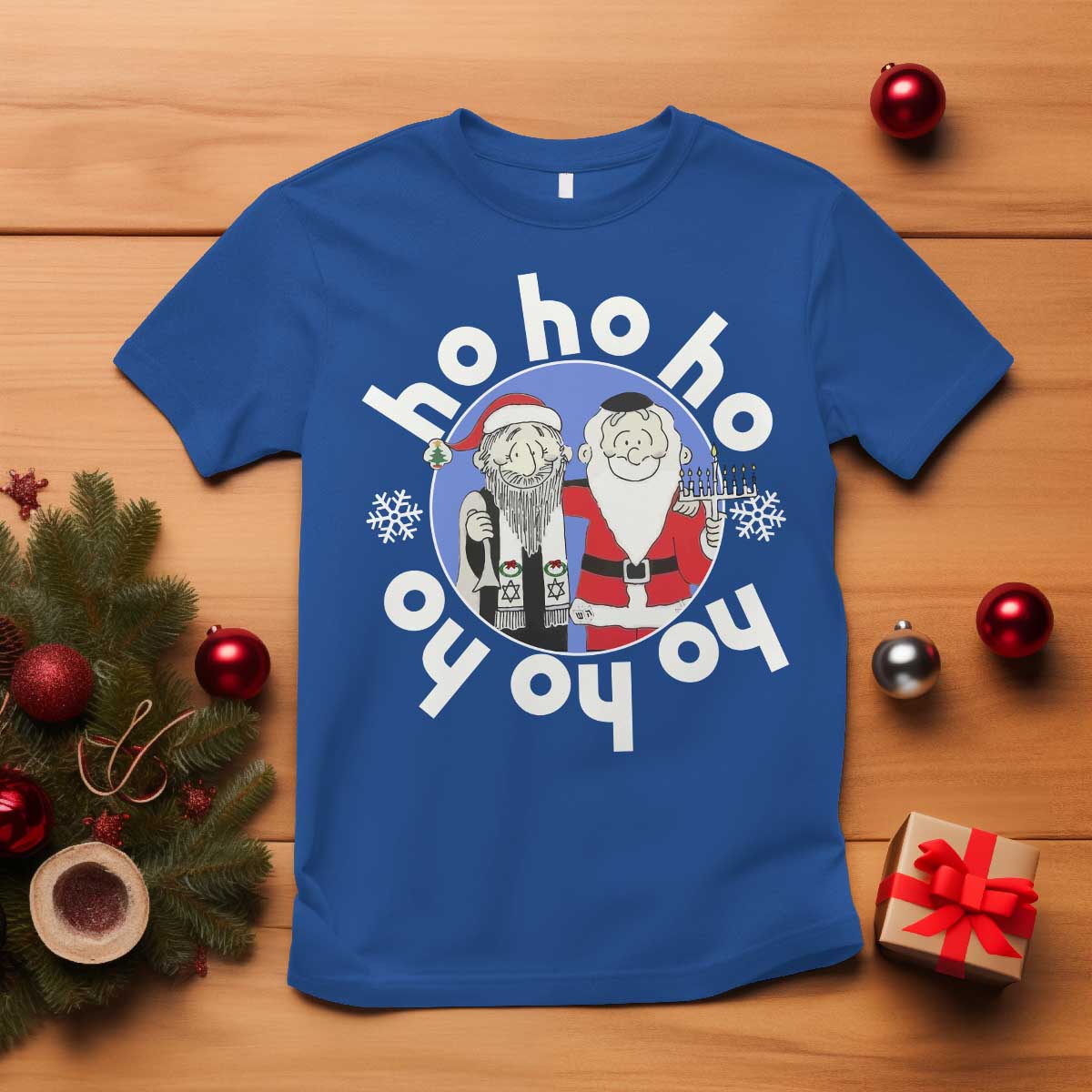 funny-christmas-hanukkah-t-shirt-triple-ho-yo-santa-hebrew-snowflake-menorah