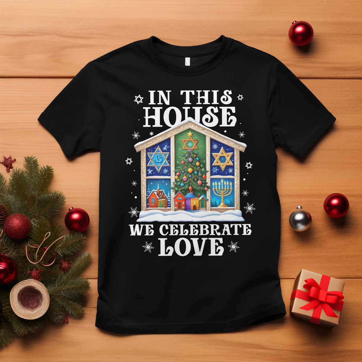 funny-hanukkah-christmas-t-shirt-in-this-house-we-celebrate-love-chrismukkah