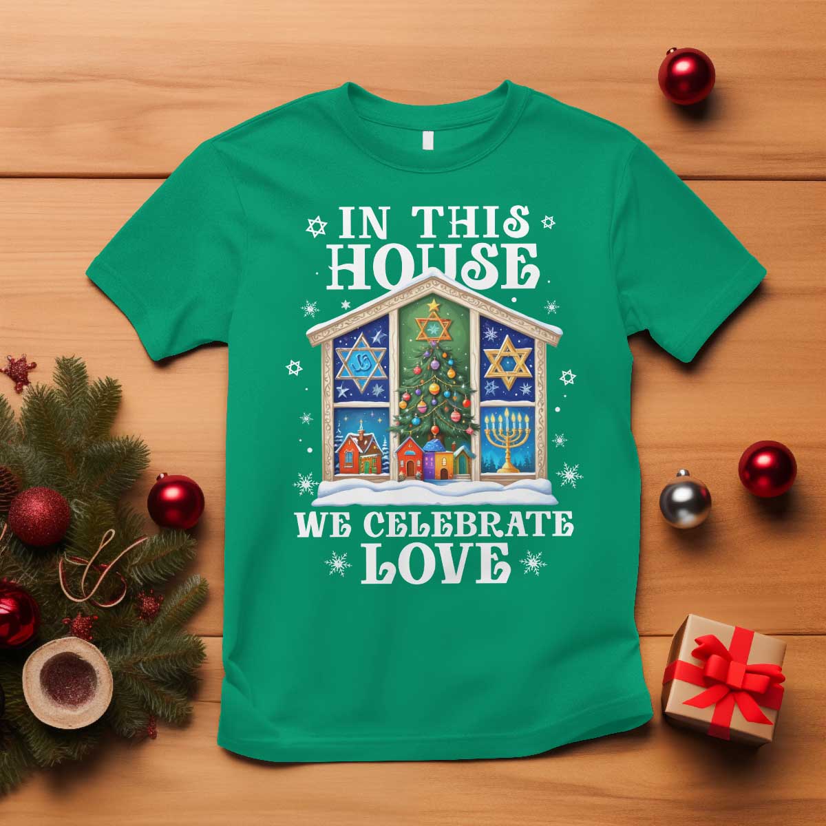 funny-hanukkah-christmas-t-shirt-in-this-house-we-celebrate-love-chrismukkah