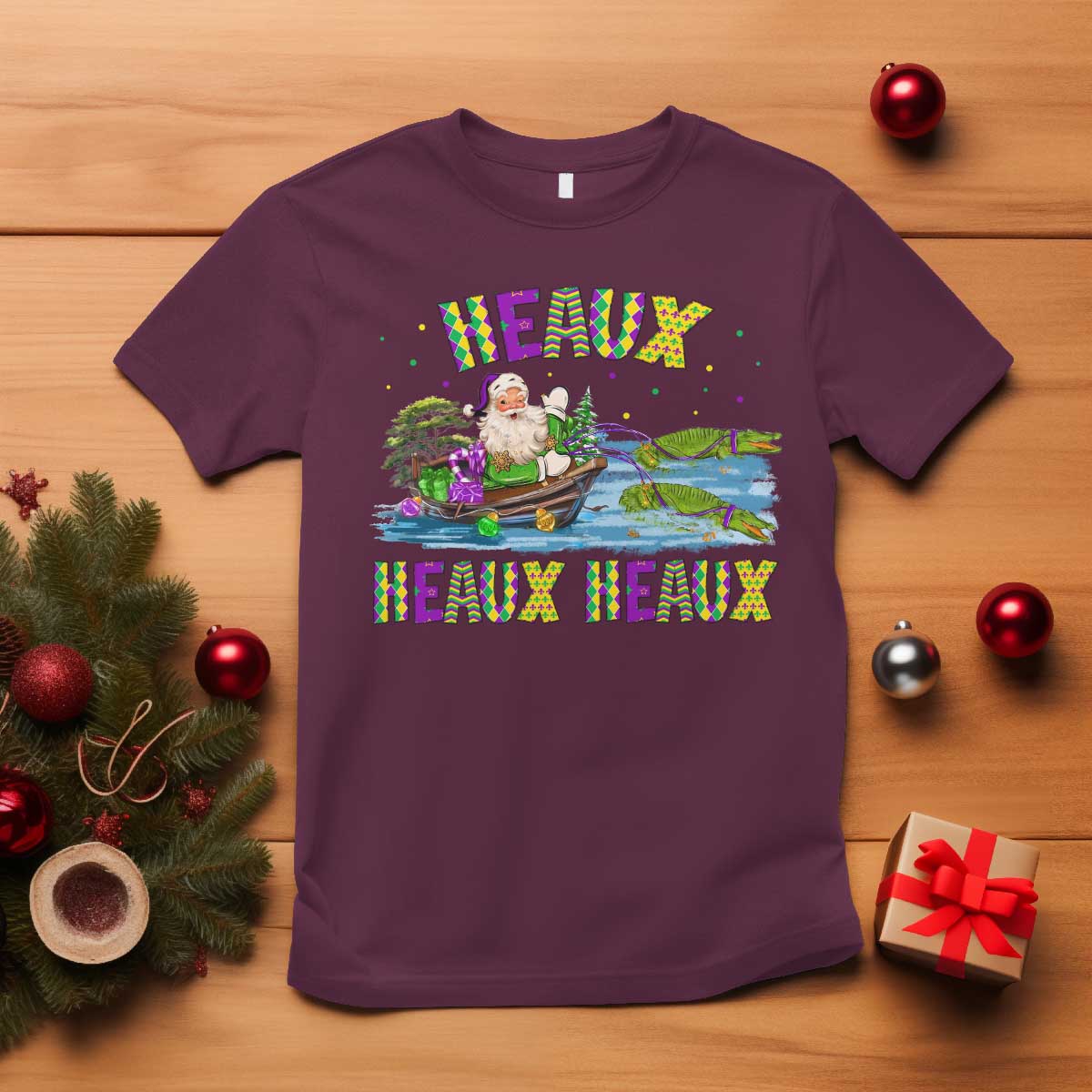 funny-christmas-cajun-louisiana-t-shirt-heaux-heaux-heaux-santa-alligator