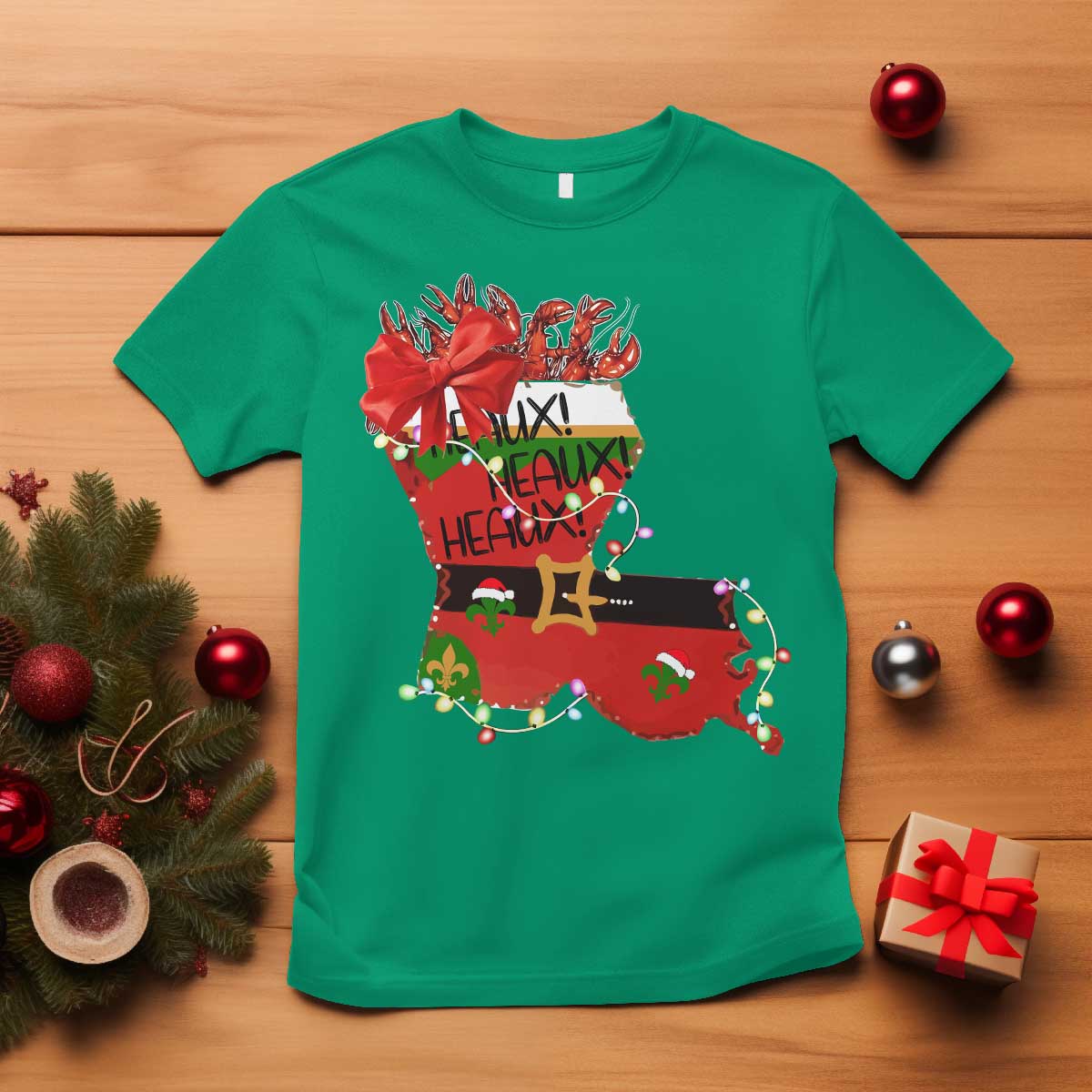funny-christmas-cajun-t-shirt-triple-heaux-santa-louisiana-map-crawfish