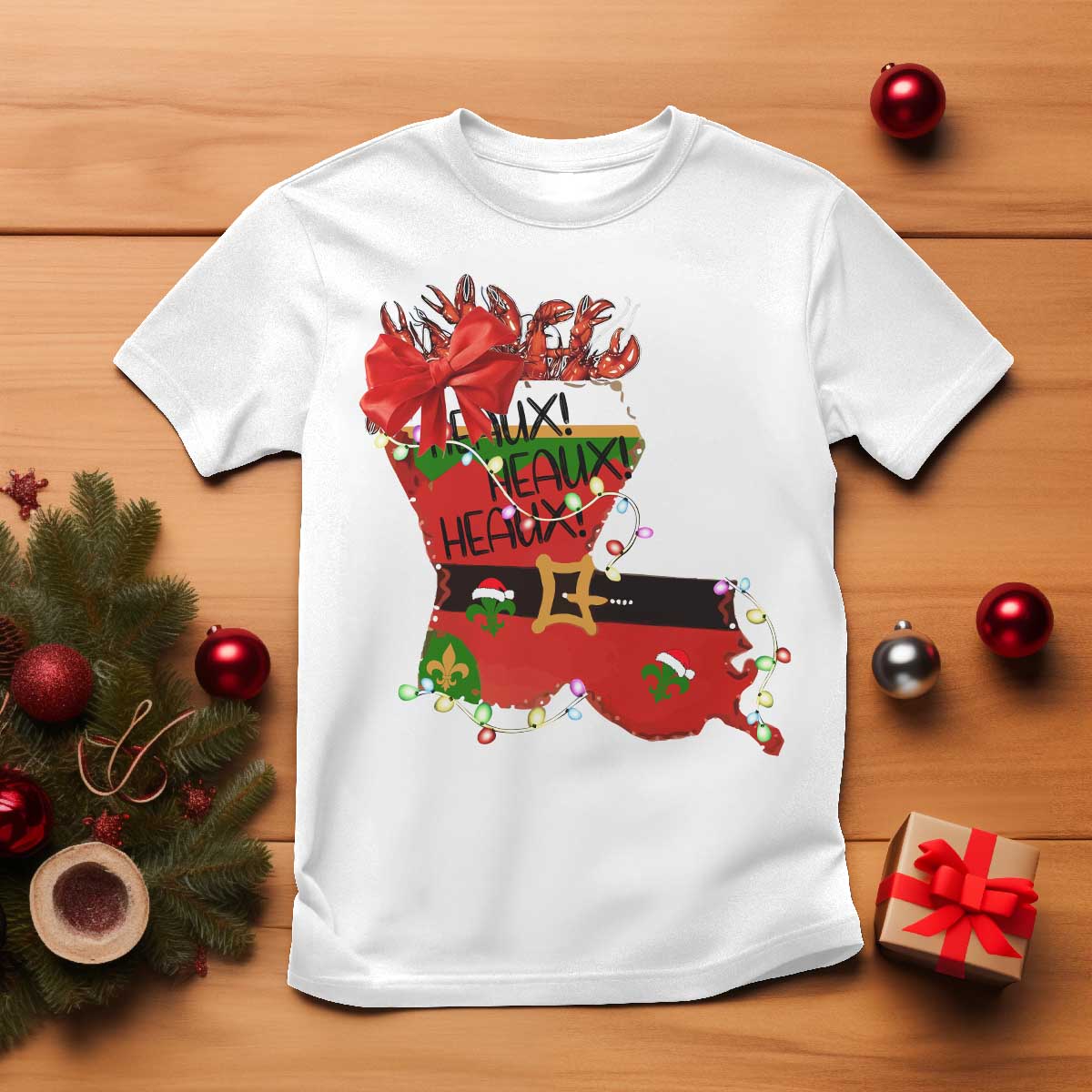 funny-christmas-cajun-t-shirt-triple-heaux-santa-louisiana-map-crawfish
