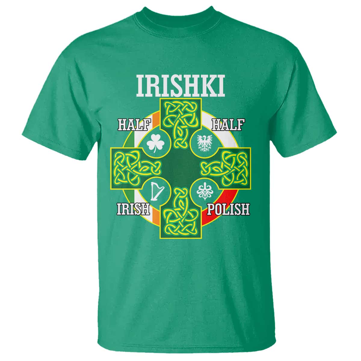 irishki-half-irish-half-polish-t-shirt-celtic-cross-st-patricks